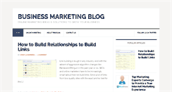 Desktop Screenshot of businessmarketingblog.org